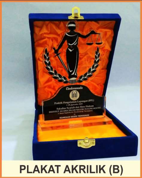 Plakat Akrilik Harga
